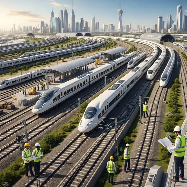 موظف مضيف في الخطوط السعودية يقدم خدمة الركاب