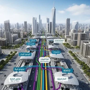 واجهة تطبيق درب توضح خطوات قطار الرياض حجز بسهولة عبر الجوال