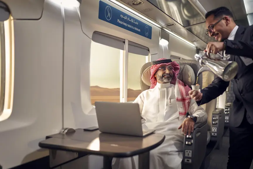 خدمات النقل بالسكك الحديدية السعودية SAR للمسافرين