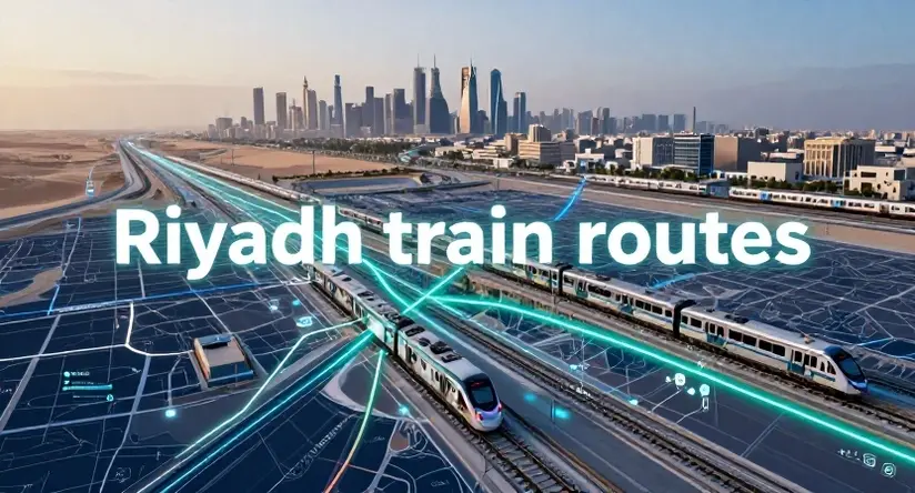 مسارات قطار الرياض خريطة خطوط المترو والقطارات في الرياض 2026 مع مسارات النقل الحديثة