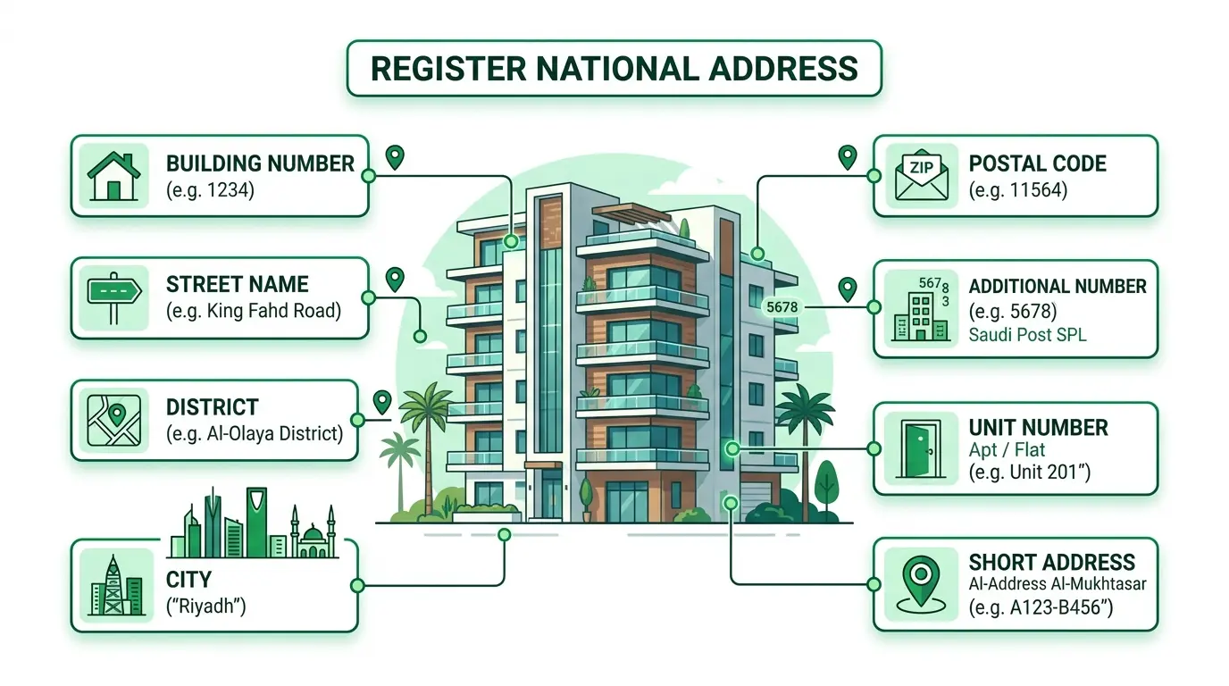 Register National Address Register National Address certificate download, verification, and official proof of address through SPL