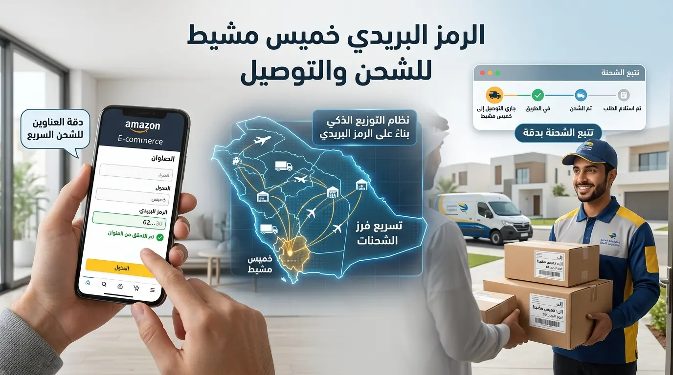 الرمز البريدي خميس مشيط دليل الرمز البريدي خميس مشيط لجميع الأحياء وخدمات الشحن