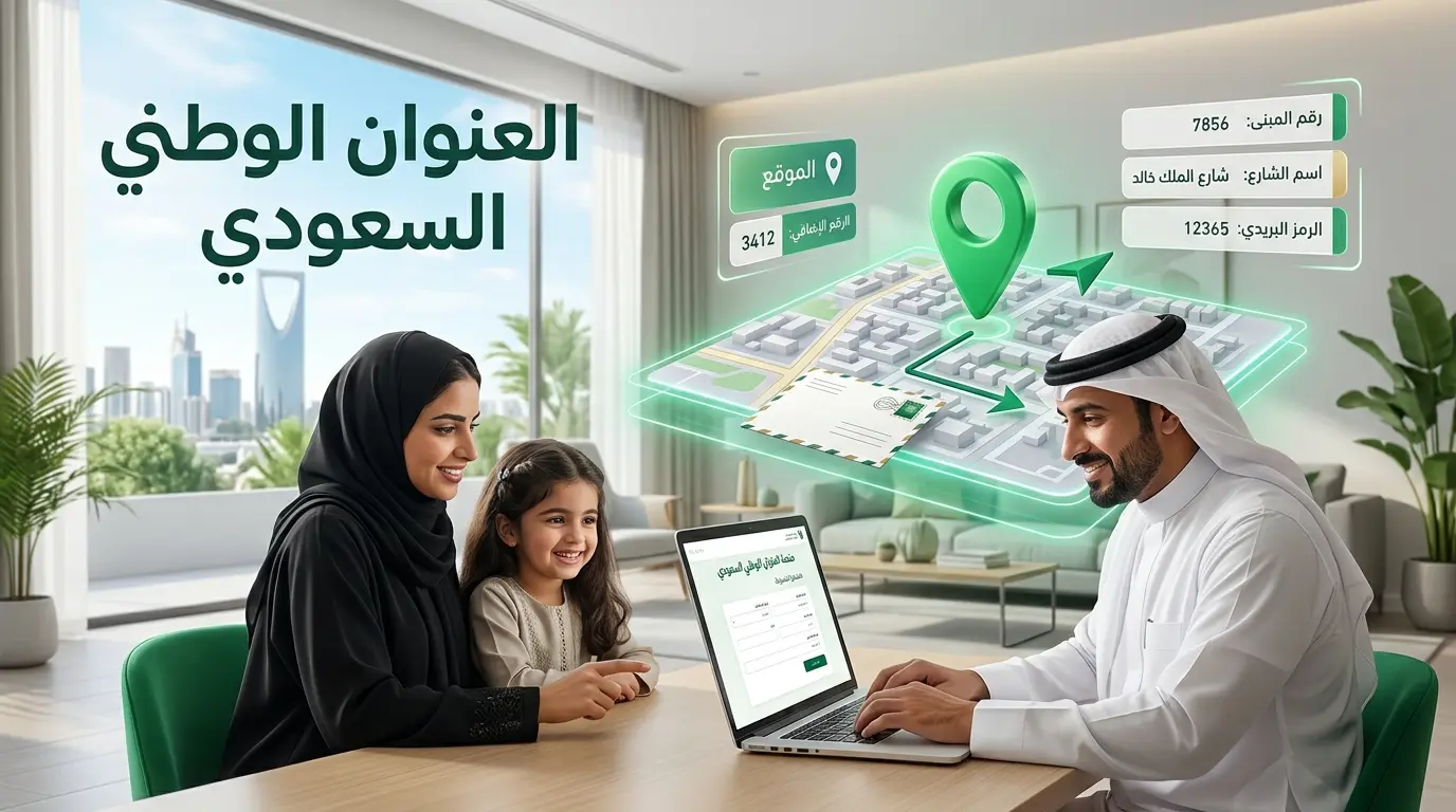 العنوان الوطني السعودي خطوات التسجيل وتحديث العنوان الوطني السعودي عبر منصة سبل