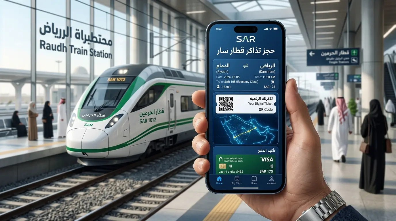حجز تذاكر قطار سار