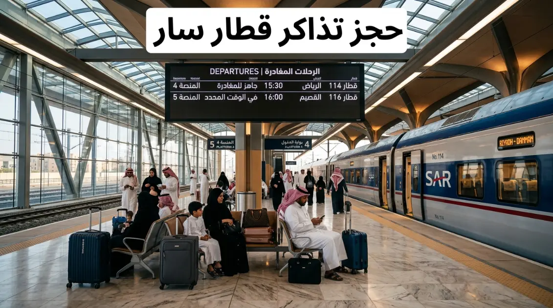 حجز تذاكر قطار سار