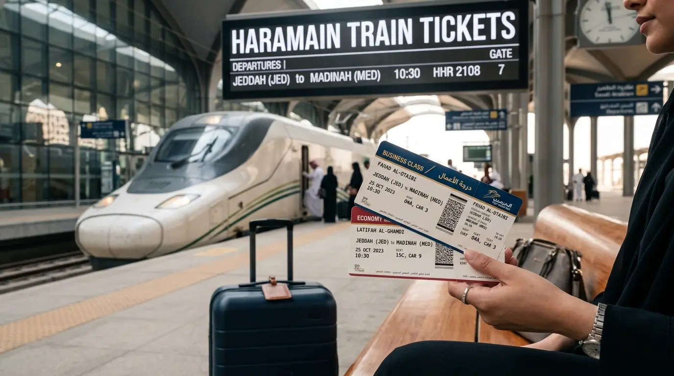 Haramain Train Tickets Haramain Train Tickets for Economy and Business Class