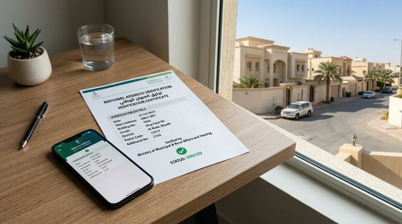 National Address Verification proof document in Saudi Arabia