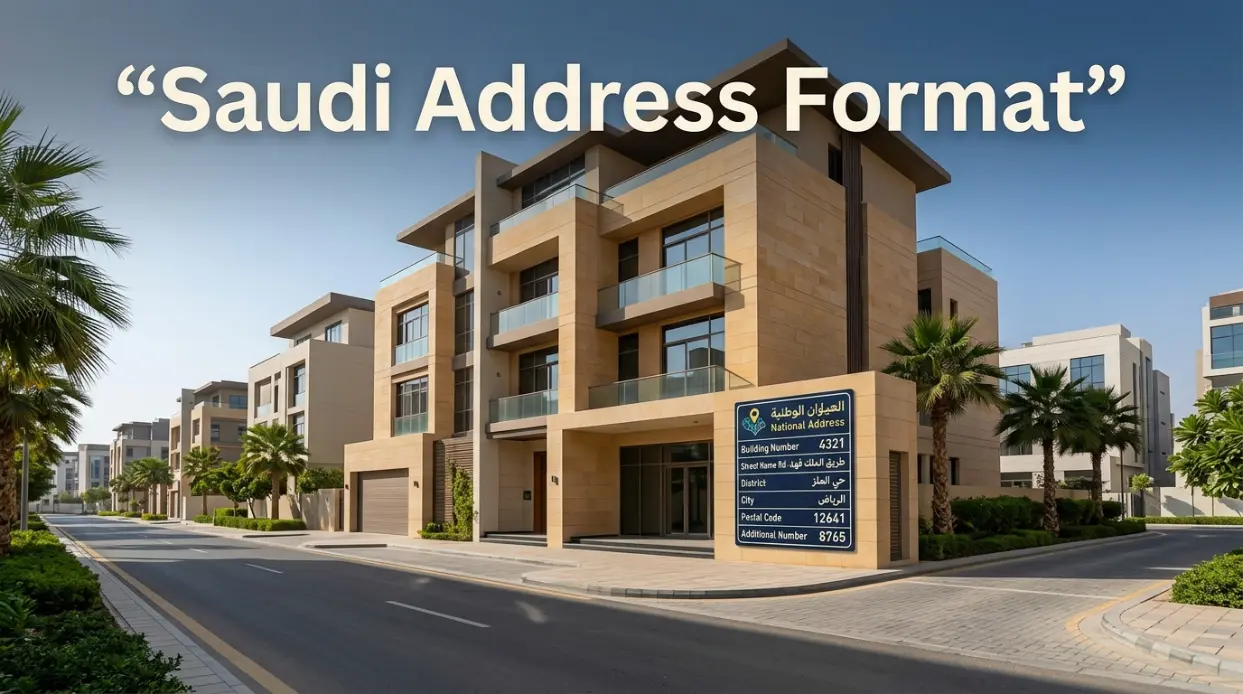 Saudi Address Format for shipping and delivery in Saudi Arabia