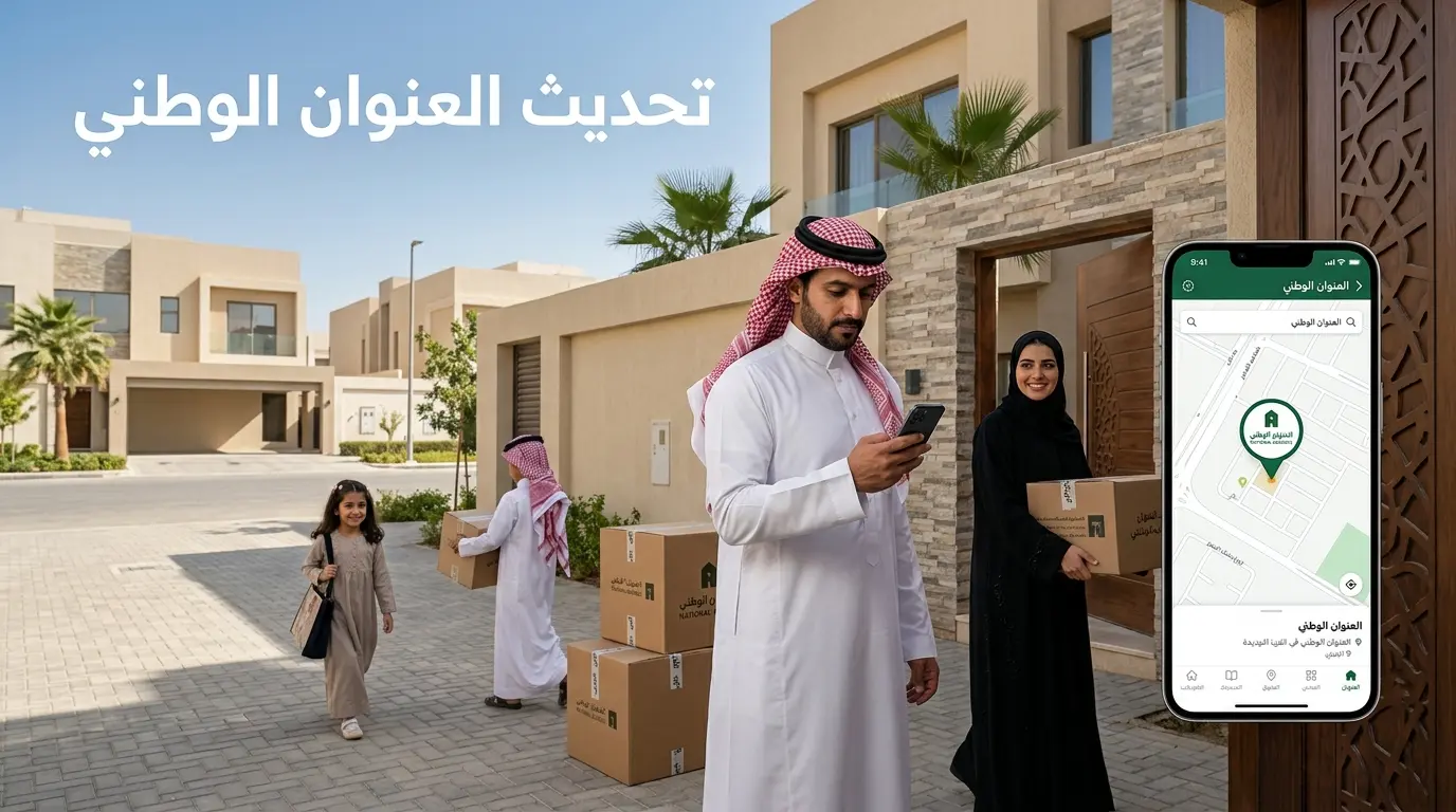 تعديل العنوان الوطني وبيانات موقع المبنى في سبل