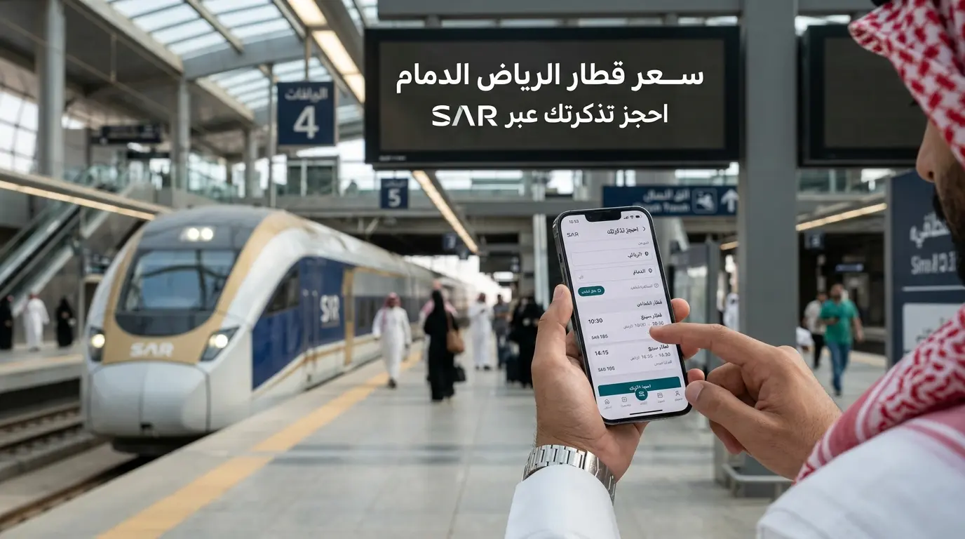 سعر قطار الرياض الدمام سعر قطار الرياض الدمام 2026 وأسعار التذاكر في محطة قطار الرياض