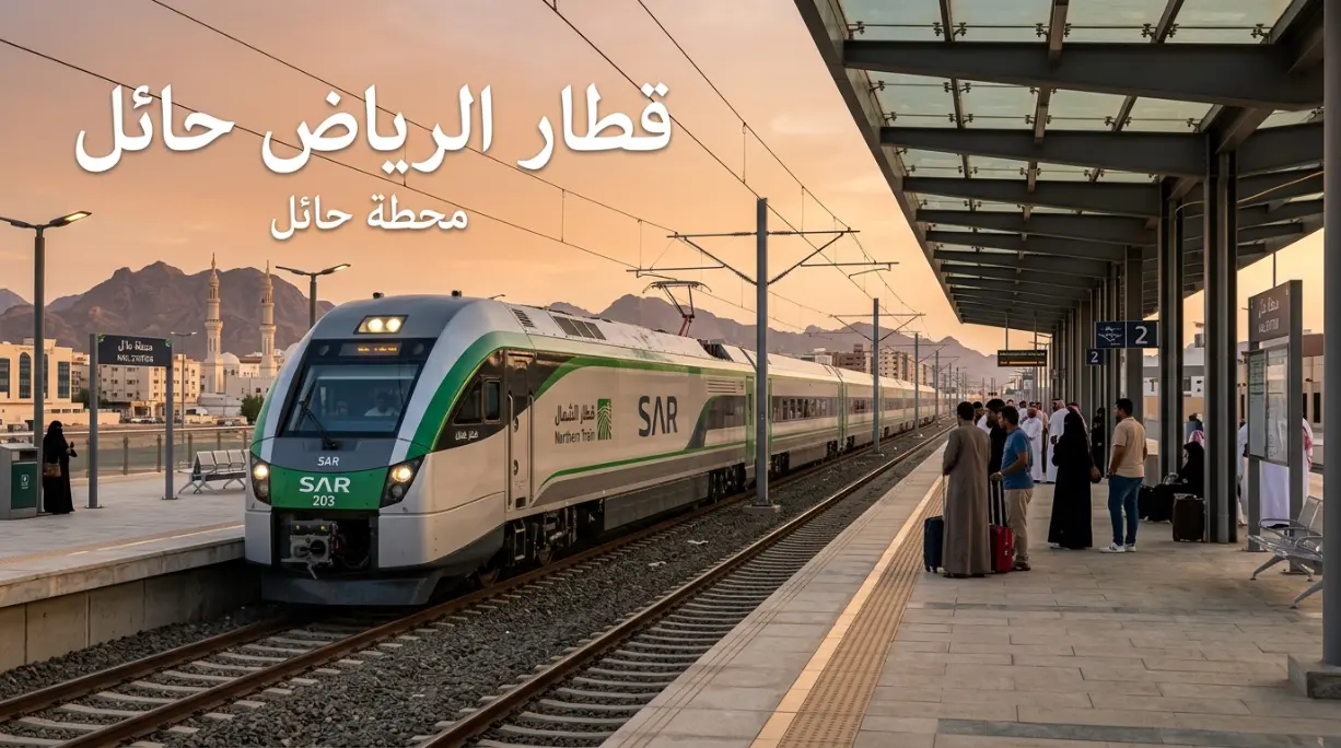 قطار الرياض حائل قطار الرياض حائل في محطة الرياض الشمالية