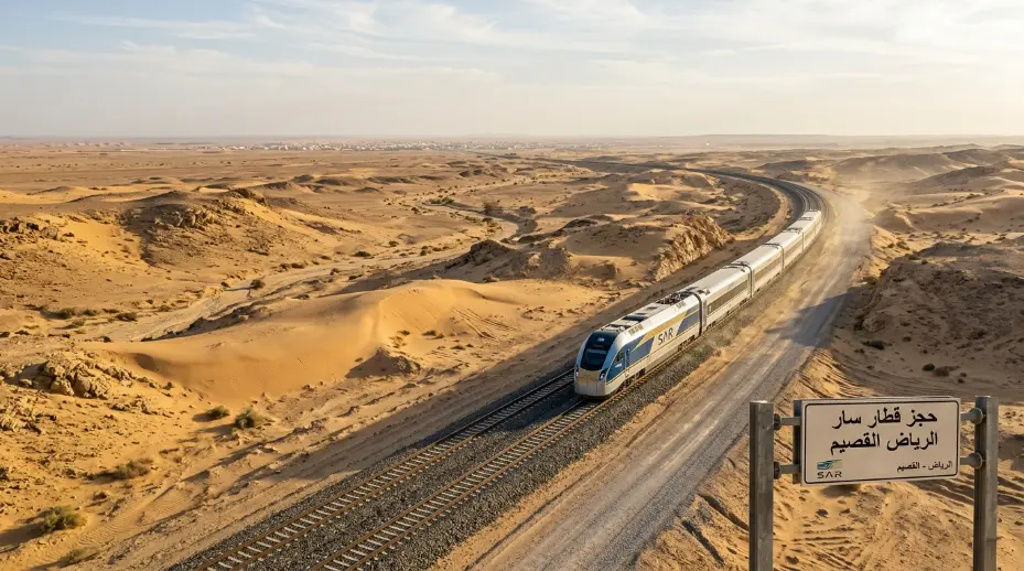 حجز قطار سار الرياض القصيم تذكرة قطار سار من الرياض إلى القصيم والاستعداد للرحلة