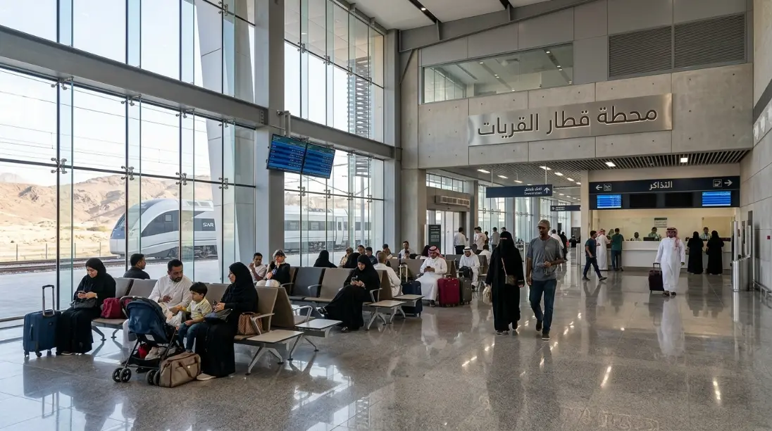 محطة قطار القريات محطة قطار القريات وقطار الشمال في السعودية