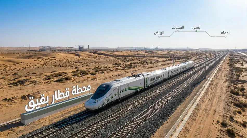 محطة قطار بقيق حجز قطار بقيق وتذكرة السفر عبر تطبيق سار